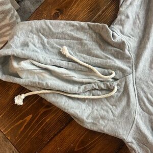 SUPER SOFT Gray Hoodie with Drawstrings